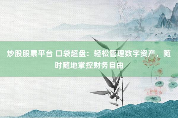 炒股股票平台 口袋超盘：轻松管理数字资产，随时随地掌控财务自由